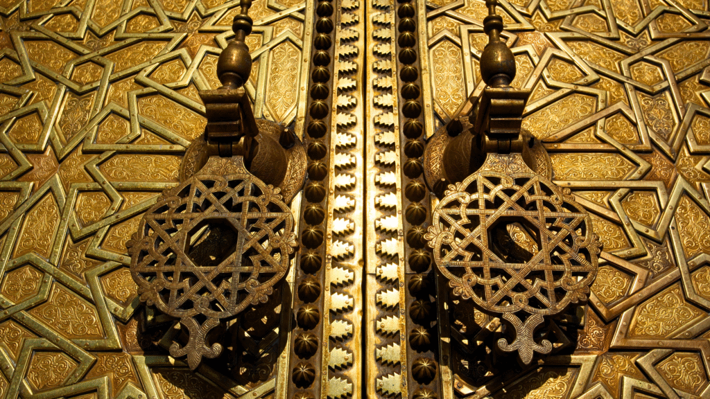 fes brass door knocker