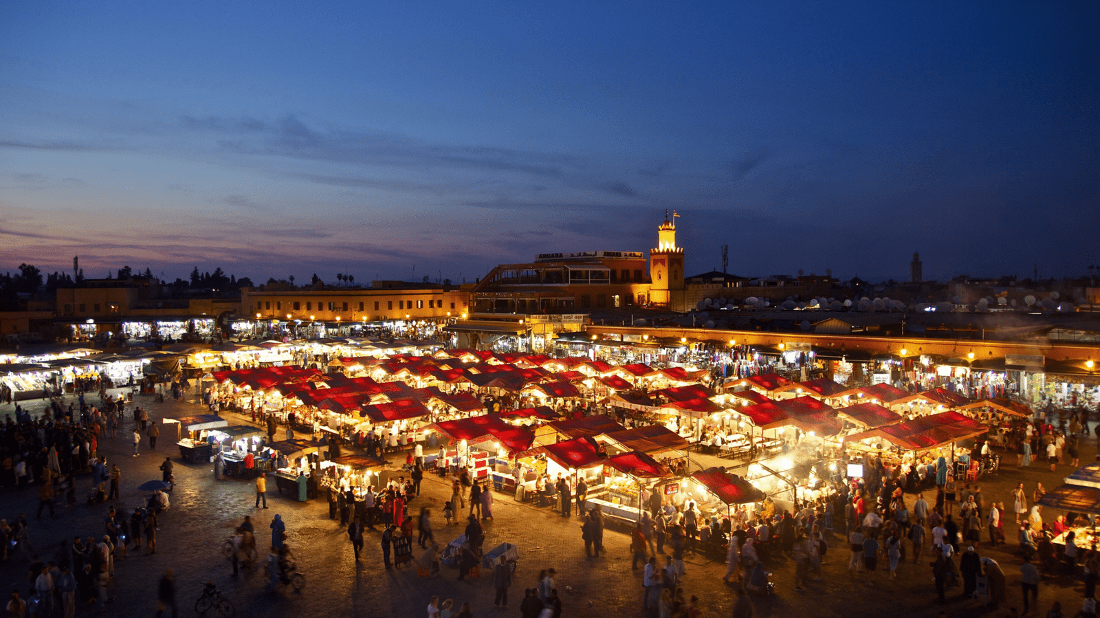 food stolls square marrakech