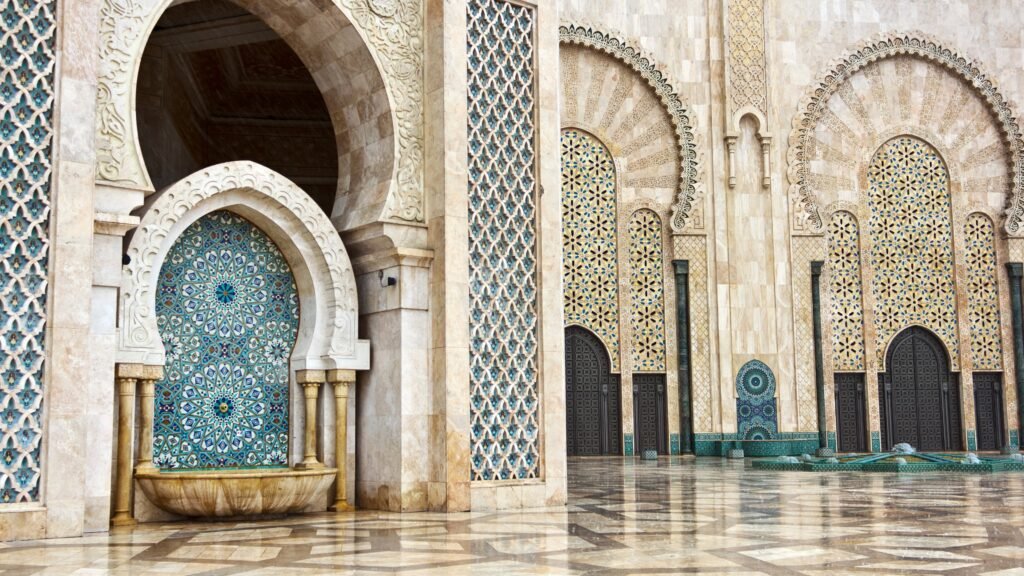 hassan2 mosque fountain