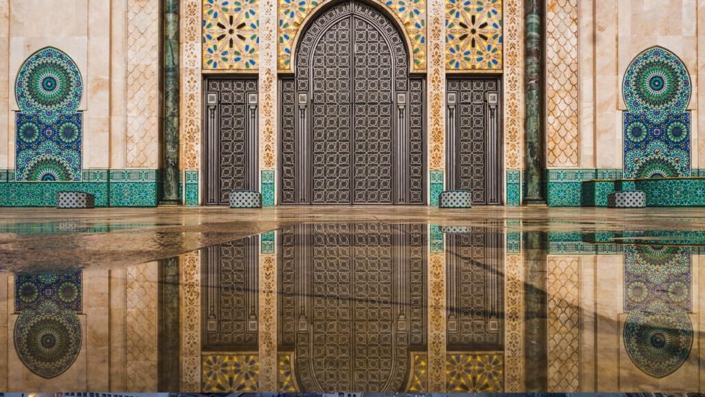 hassan2 mosque gates
